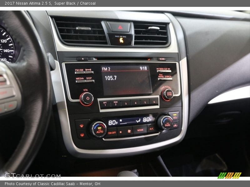 Super Black / Charcoal 2017 Nissan Altima 2.5 S