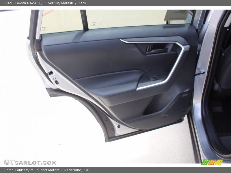 Silver Sky Metallic / Black 2020 Toyota RAV4 LE