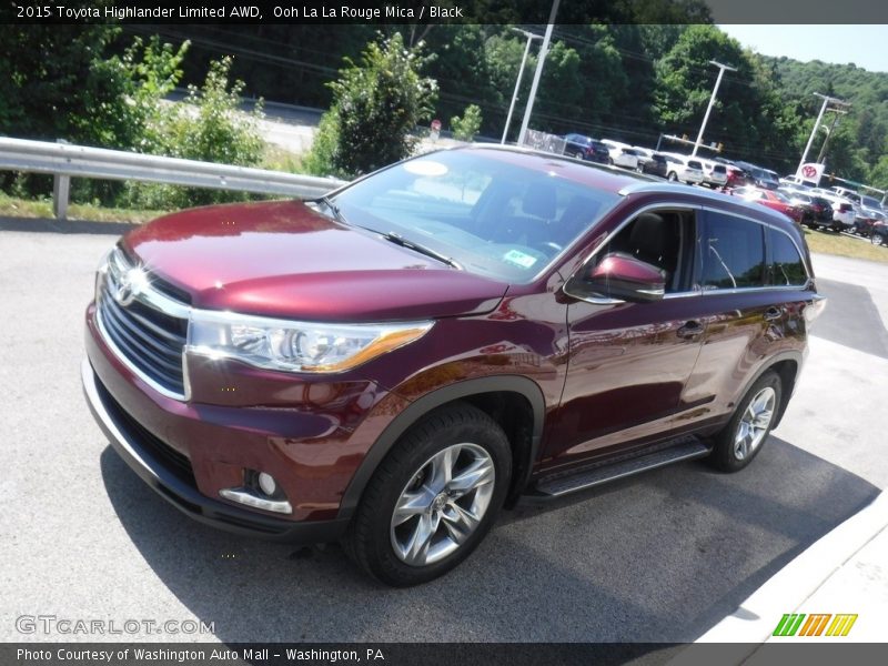 Ooh La La Rouge Mica / Black 2015 Toyota Highlander Limited AWD