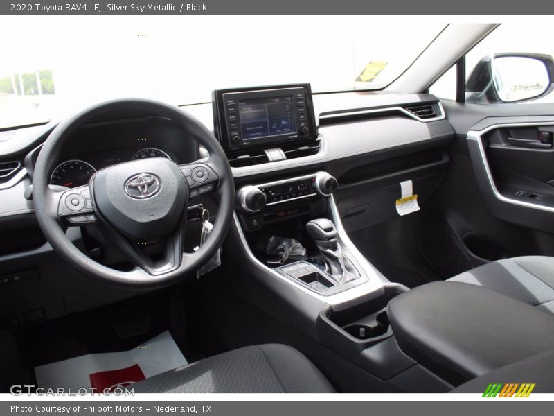 Silver Sky Metallic / Black 2020 Toyota RAV4 LE