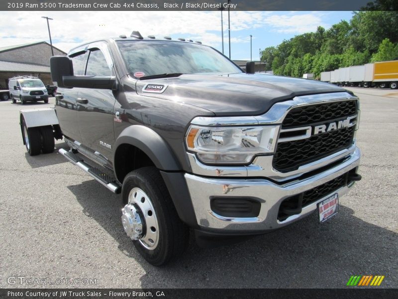 Black / Black/Diesel Gray 2019 Ram 5500 Tradesman Crew Cab 4x4 Chassis