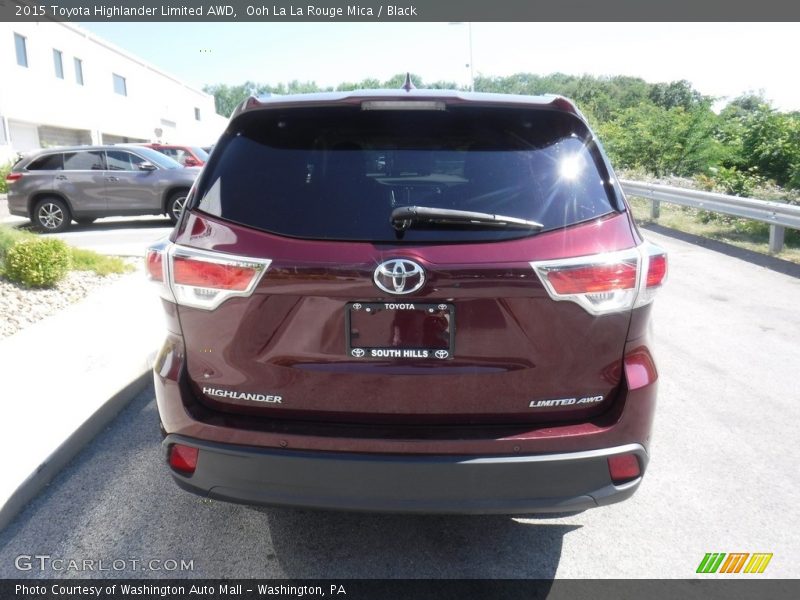 Ooh La La Rouge Mica / Black 2015 Toyota Highlander Limited AWD