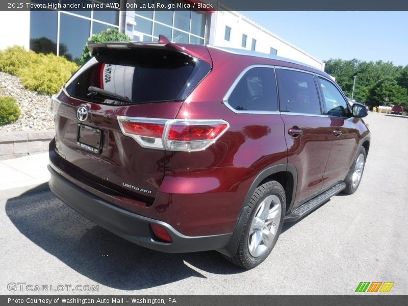 Ooh La La Rouge Mica / Black 2015 Toyota Highlander Limited AWD