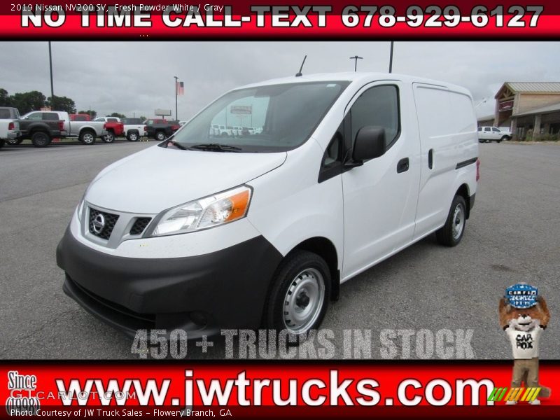 Fresh Powder White / Gray 2019 Nissan NV200 SV