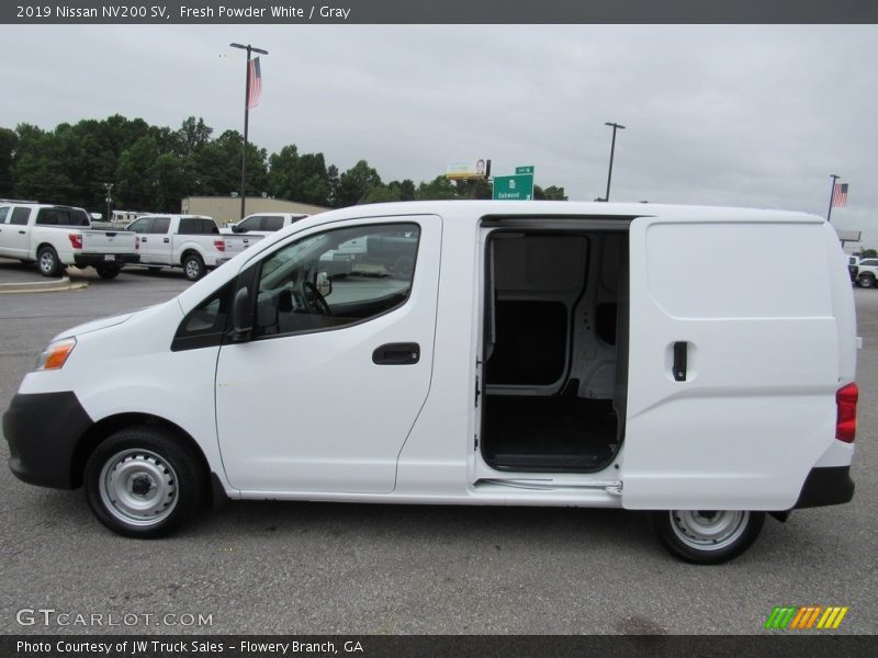 Fresh Powder White / Gray 2019 Nissan NV200 SV