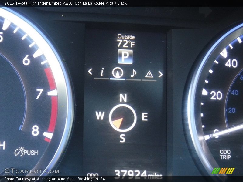 Ooh La La Rouge Mica / Black 2015 Toyota Highlander Limited AWD