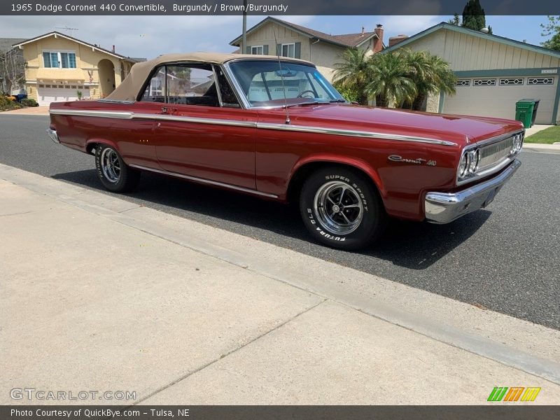 Front 3/4 View of 1965 Coronet 440 Convertible
