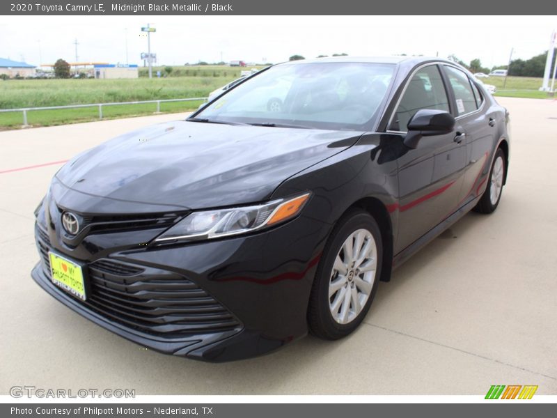 Midnight Black Metallic / Black 2020 Toyota Camry LE