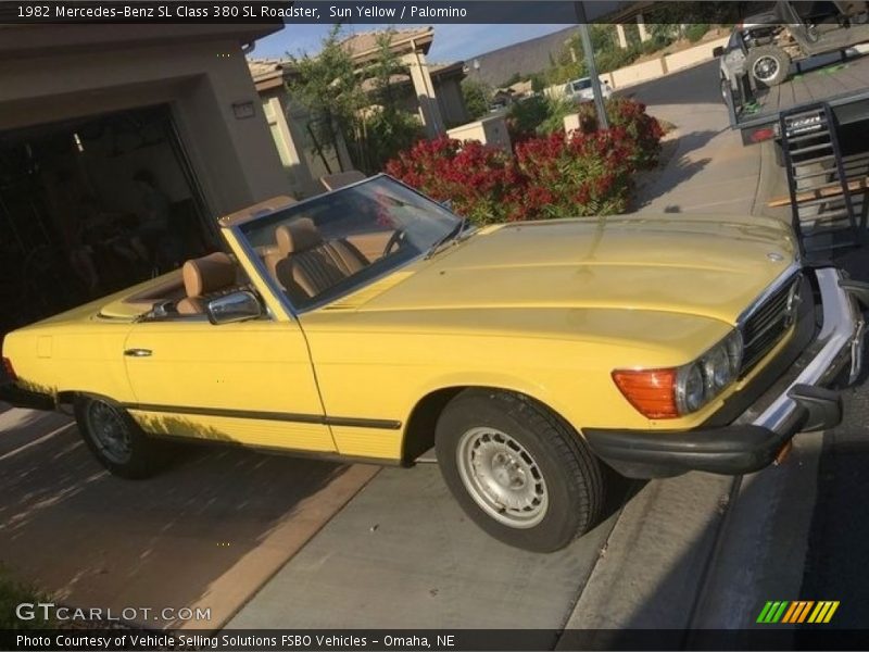  1982 SL Class 380 SL Roadster Sun Yellow