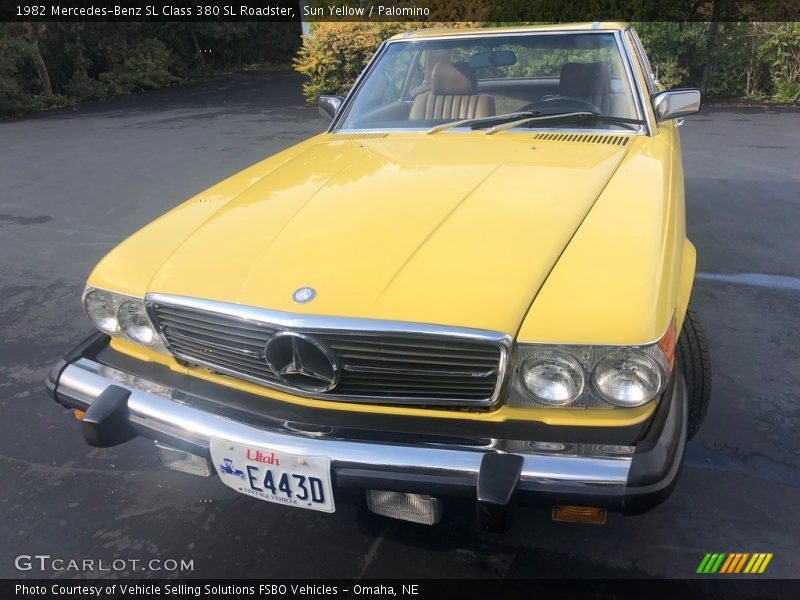  1982 SL Class 380 SL Roadster Sun Yellow