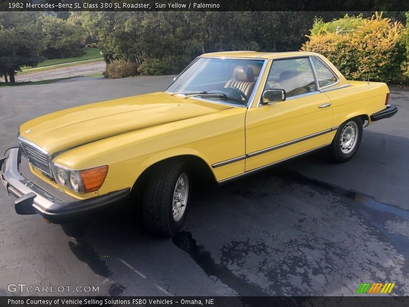 Front 3/4 View of 1982 SL Class 380 SL Roadster