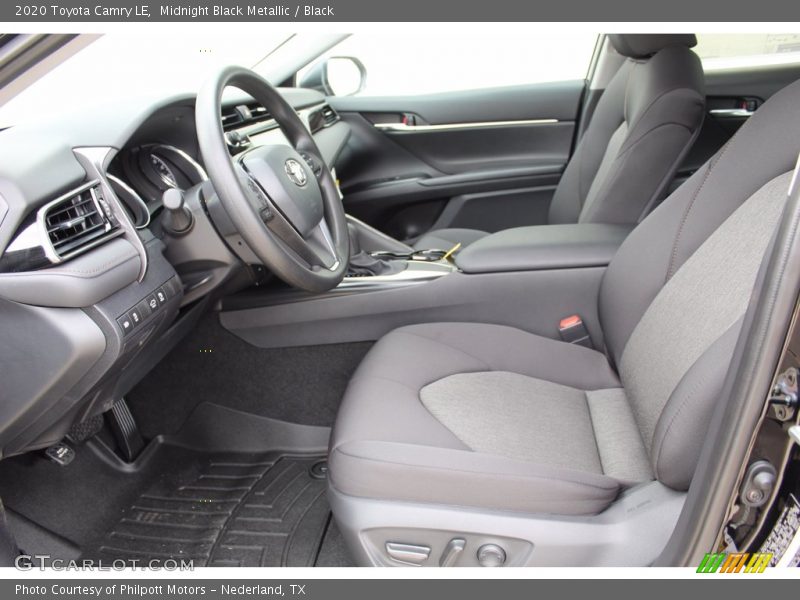 Midnight Black Metallic / Black 2020 Toyota Camry LE