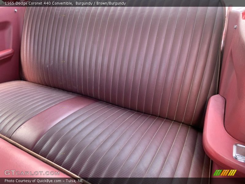 Rear Seat of 1965 Coronet 440 Convertible