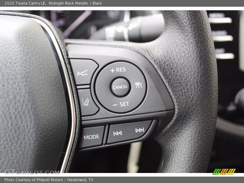 Midnight Black Metallic / Black 2020 Toyota Camry LE