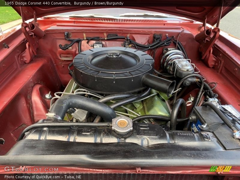  1965 Coronet 440 Convertible Engine - 440 cid V8