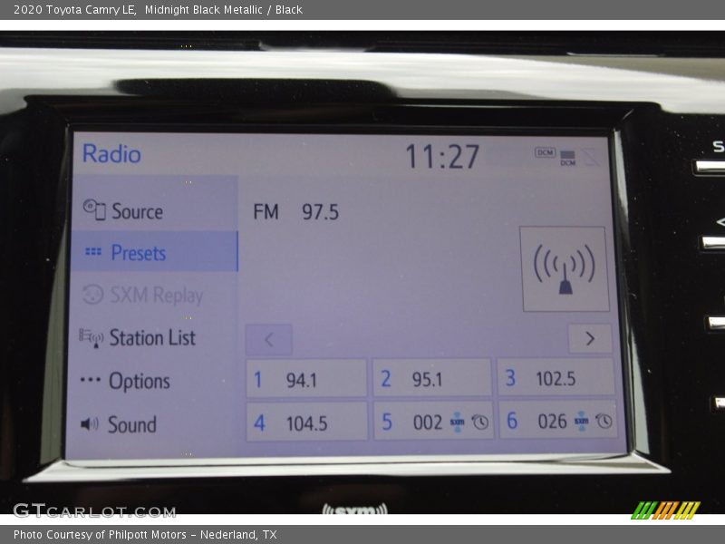 Midnight Black Metallic / Black 2020 Toyota Camry LE