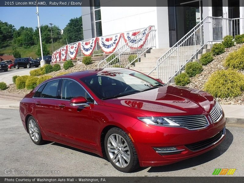 Front 3/4 View of 2015 MKZ AWD