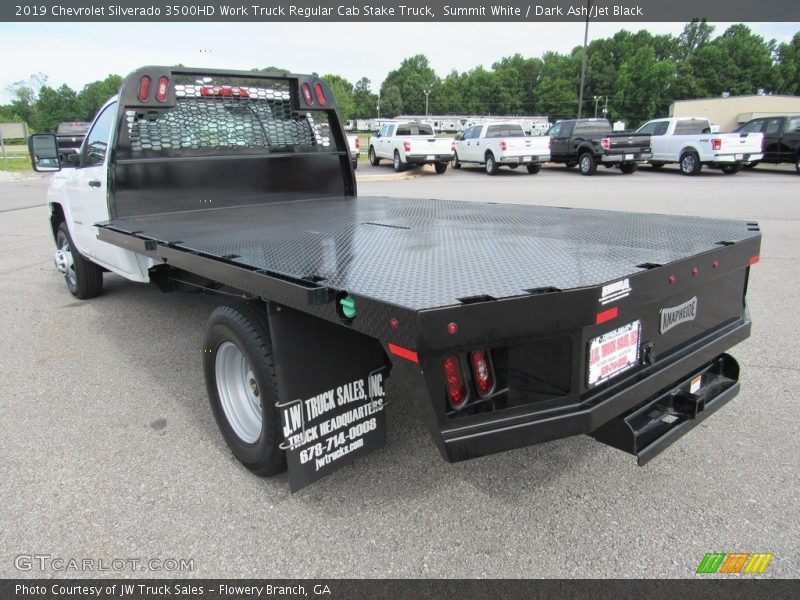 Summit White / Dark Ash/Jet Black 2019 Chevrolet Silverado 3500HD Work Truck Regular Cab Stake Truck