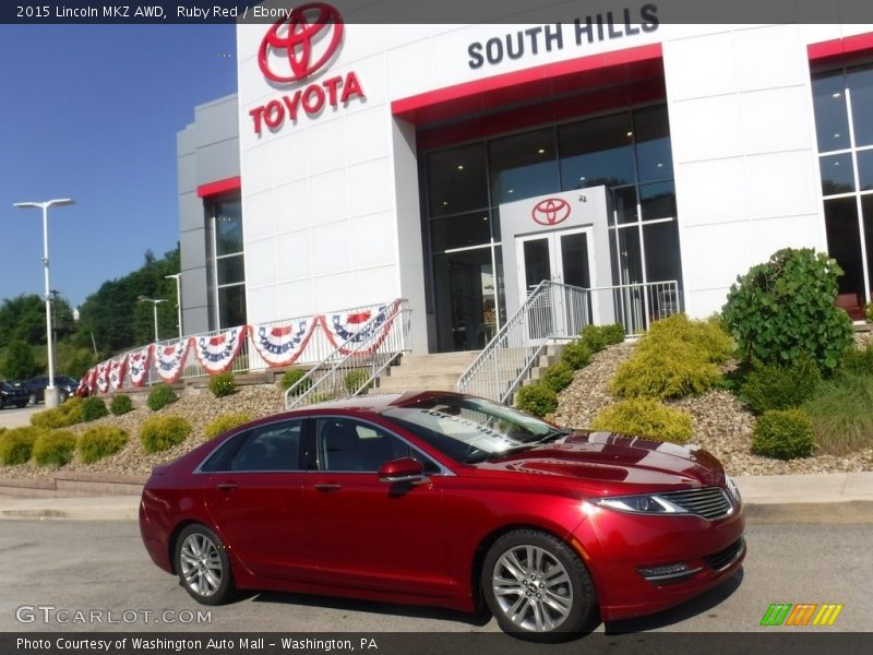 Ruby Red / Ebony 2015 Lincoln MKZ AWD