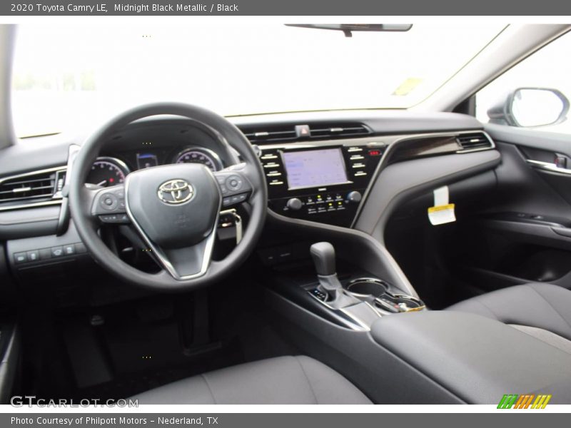 Midnight Black Metallic / Black 2020 Toyota Camry LE