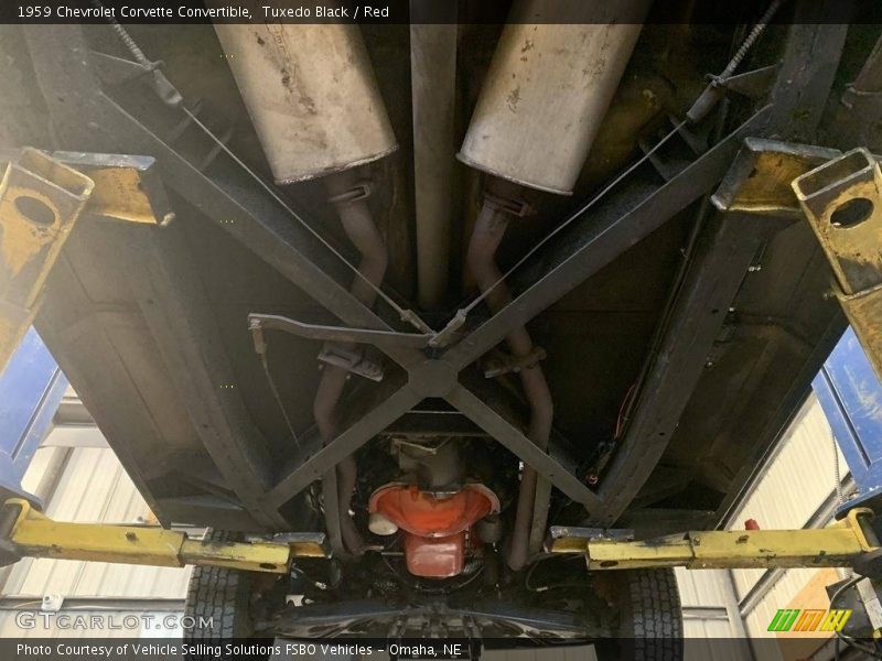 Undercarriage of 1959 Corvette Convertible