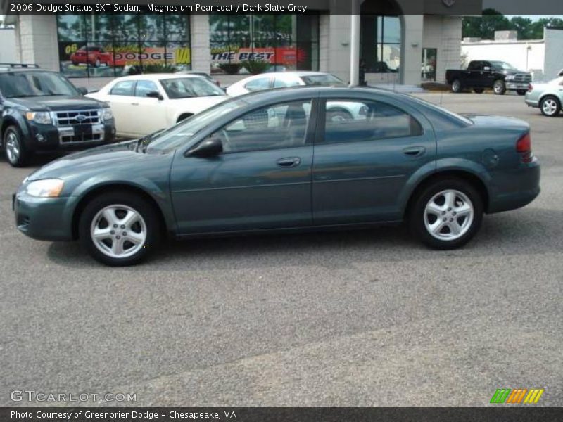 Magnesium Pearlcoat / Dark Slate Grey 2006 Dodge Stratus SXT Sedan