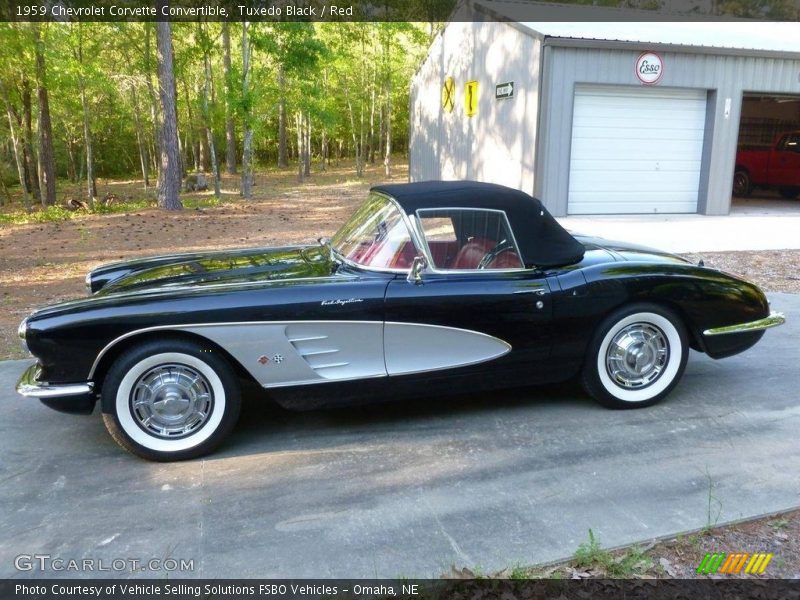  1959 Corvette Convertible Tuxedo Black