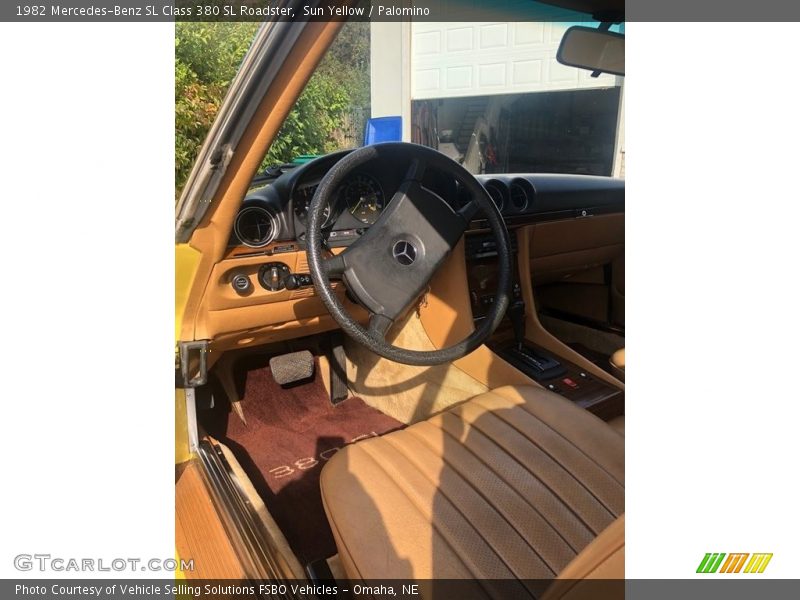 Front Seat of 1982 SL Class 380 SL Roadster
