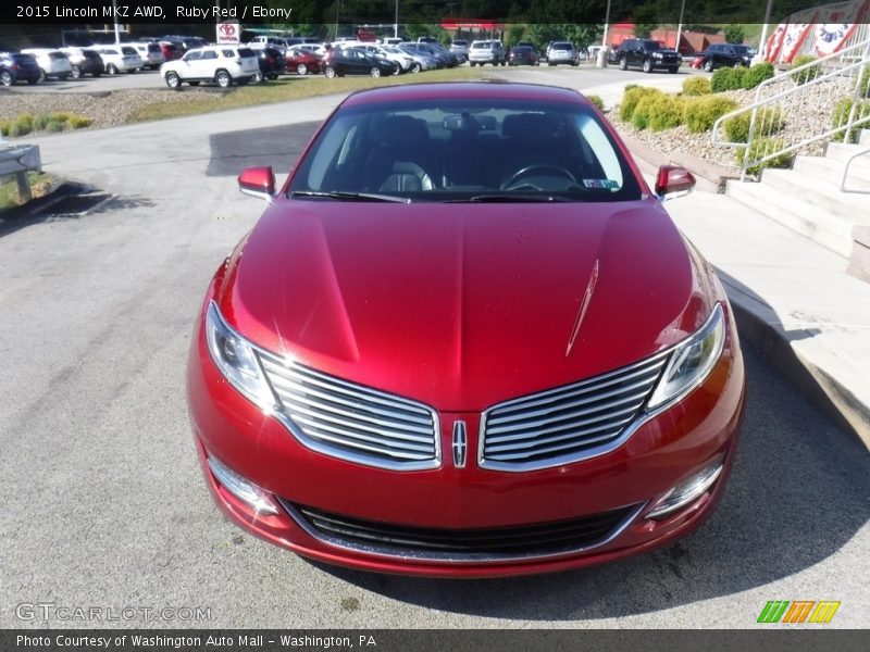 Ruby Red / Ebony 2015 Lincoln MKZ AWD