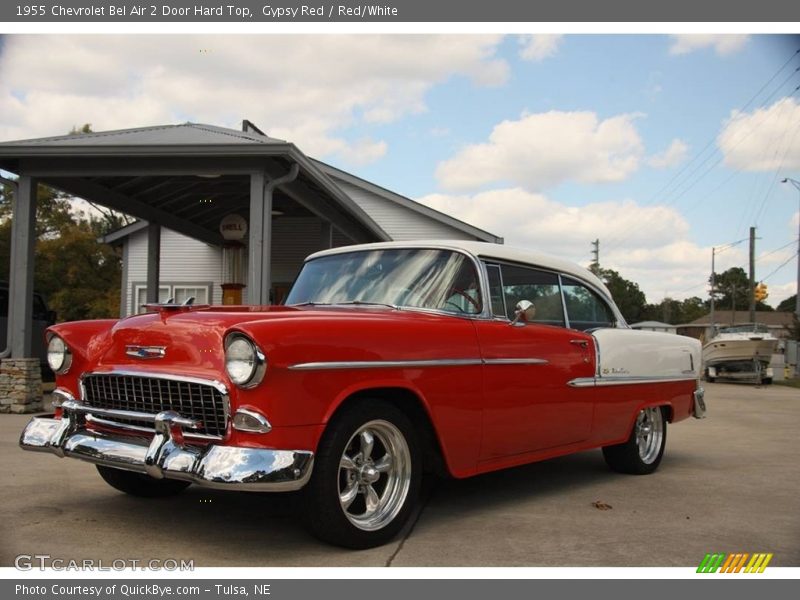 Gypsy Red / Red/White 1955 Chevrolet Bel Air 2 Door Hard Top