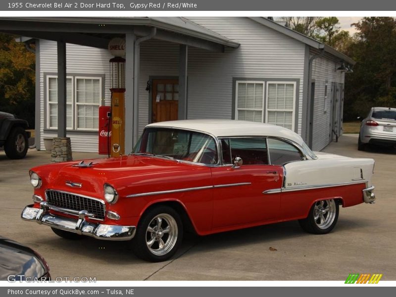 Gypsy Red / Red/White 1955 Chevrolet Bel Air 2 Door Hard Top