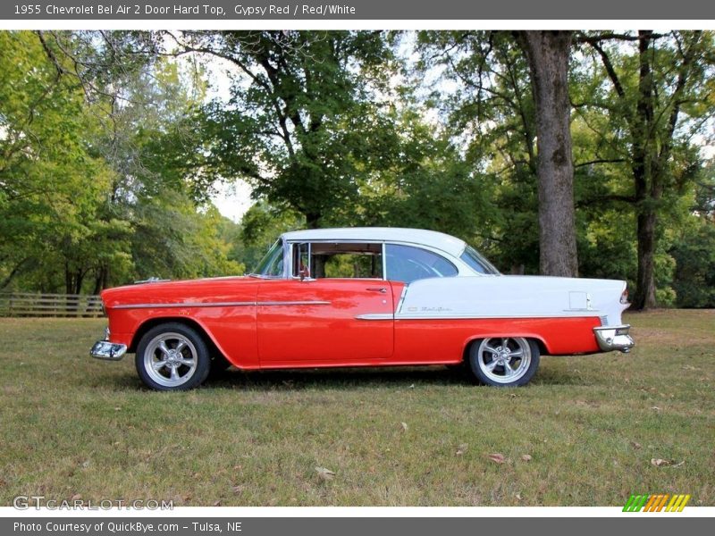 Gypsy Red / Red/White 1955 Chevrolet Bel Air 2 Door Hard Top