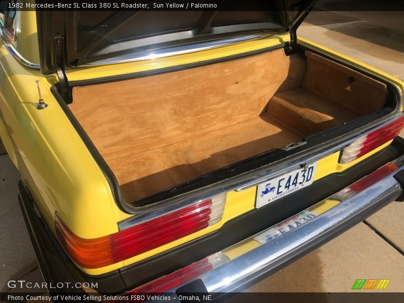  1982 SL Class 380 SL Roadster Trunk