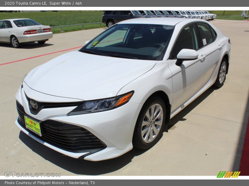 Super White / Ash 2020 Toyota Camry LE