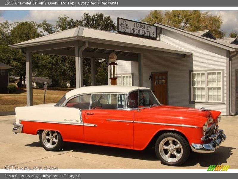 Gypsy Red / Red/White 1955 Chevrolet Bel Air 2 Door Hard Top