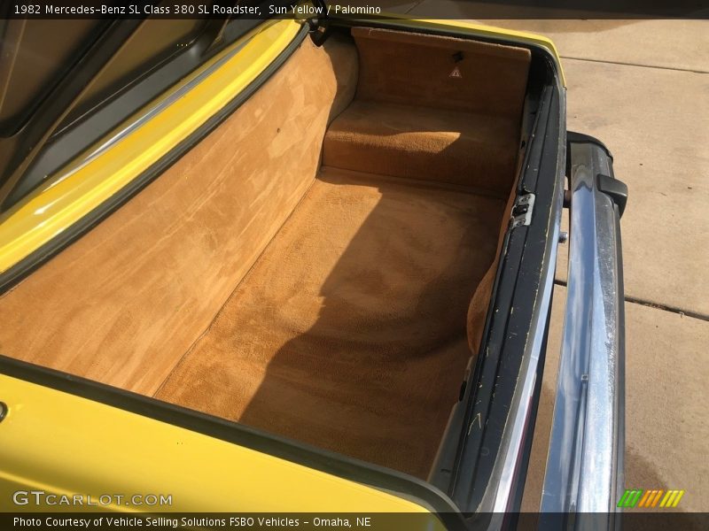  1982 SL Class 380 SL Roadster Trunk