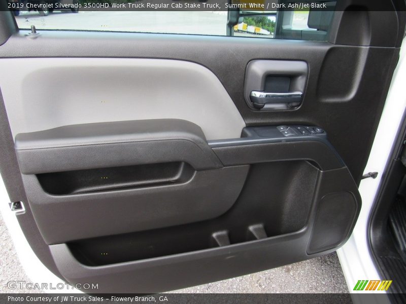 Summit White / Dark Ash/Jet Black 2019 Chevrolet Silverado 3500HD Work Truck Regular Cab Stake Truck