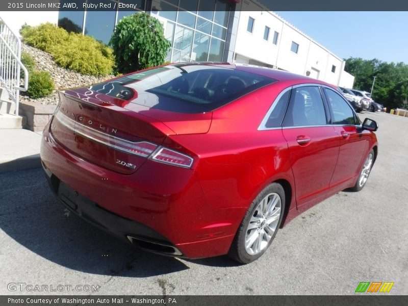 Ruby Red / Ebony 2015 Lincoln MKZ AWD