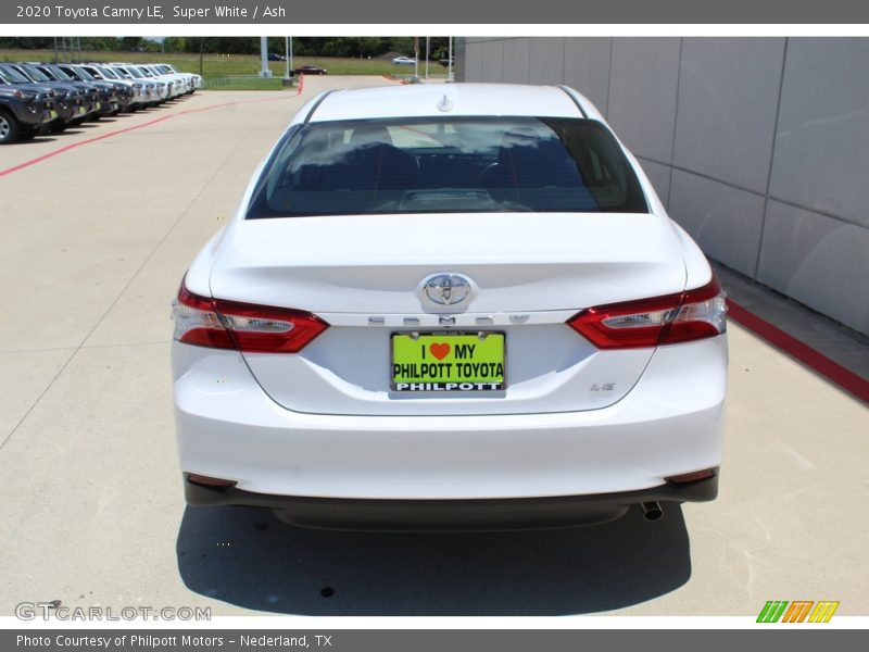 Super White / Ash 2020 Toyota Camry LE