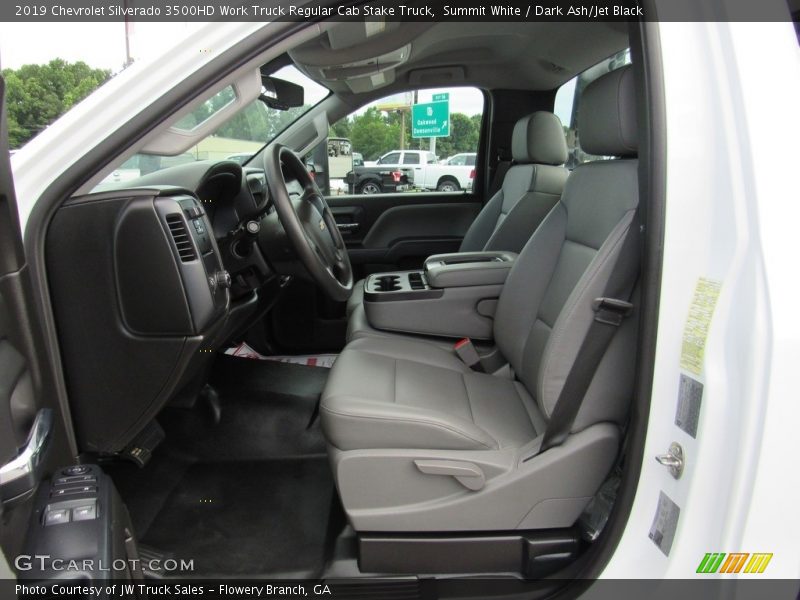 Summit White / Dark Ash/Jet Black 2019 Chevrolet Silverado 3500HD Work Truck Regular Cab Stake Truck