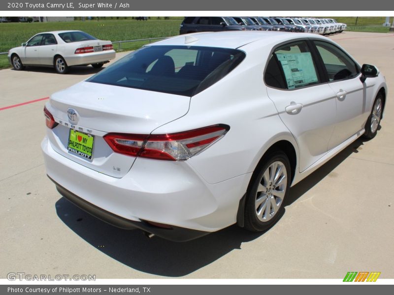 Super White / Ash 2020 Toyota Camry LE