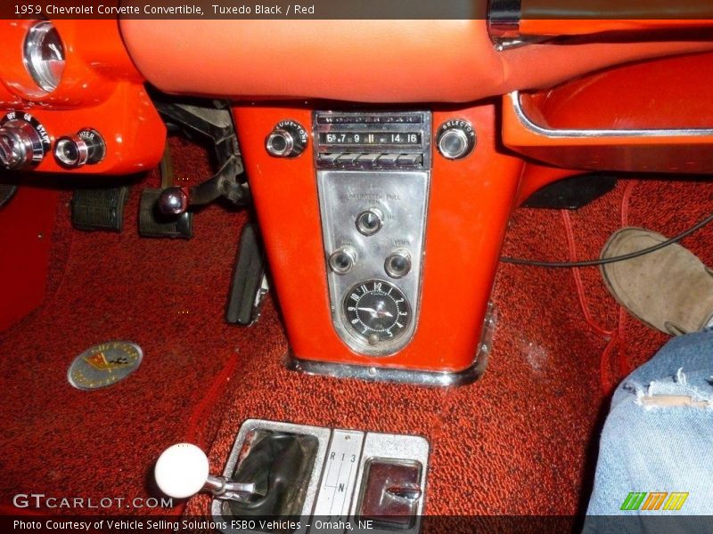 Controls of 1959 Corvette Convertible