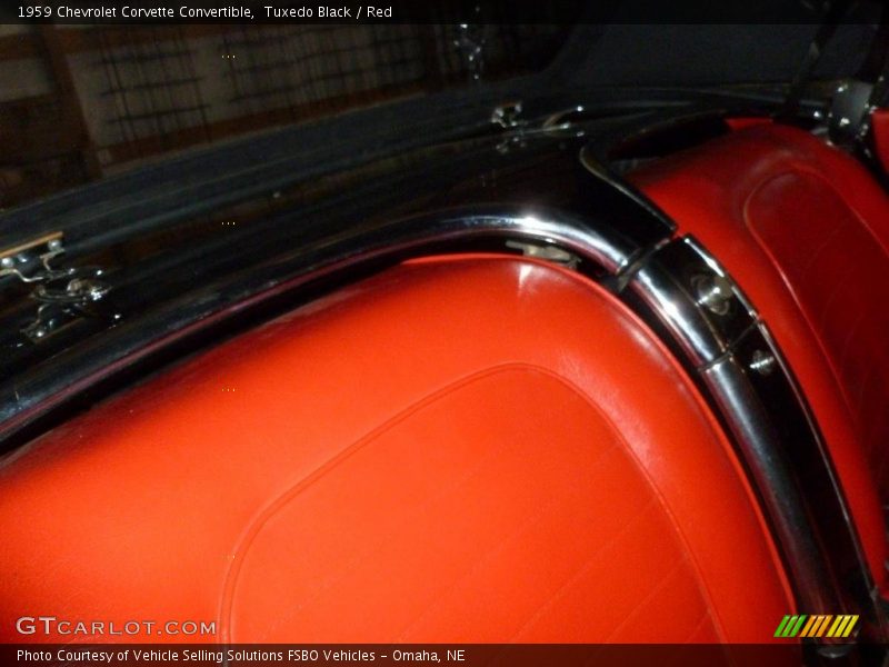 Tuxedo Black / Red 1959 Chevrolet Corvette Convertible