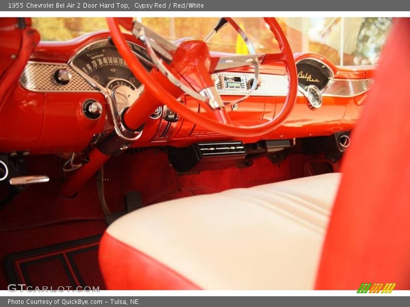 Gypsy Red / Red/White 1955 Chevrolet Bel Air 2 Door Hard Top