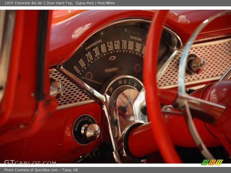 Gypsy Red / Red/White 1955 Chevrolet Bel Air 2 Door Hard Top