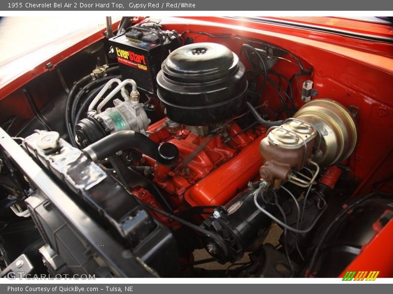 Gypsy Red / Red/White 1955 Chevrolet Bel Air 2 Door Hard Top