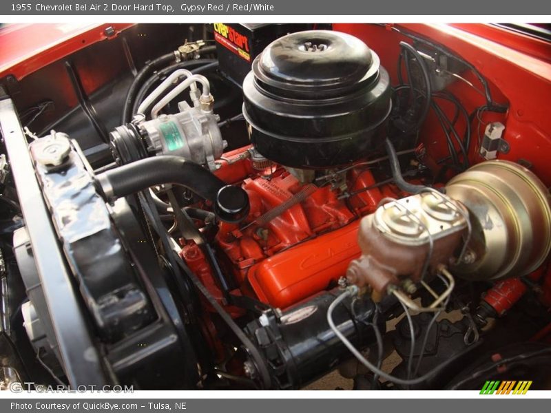 Gypsy Red / Red/White 1955 Chevrolet Bel Air 2 Door Hard Top