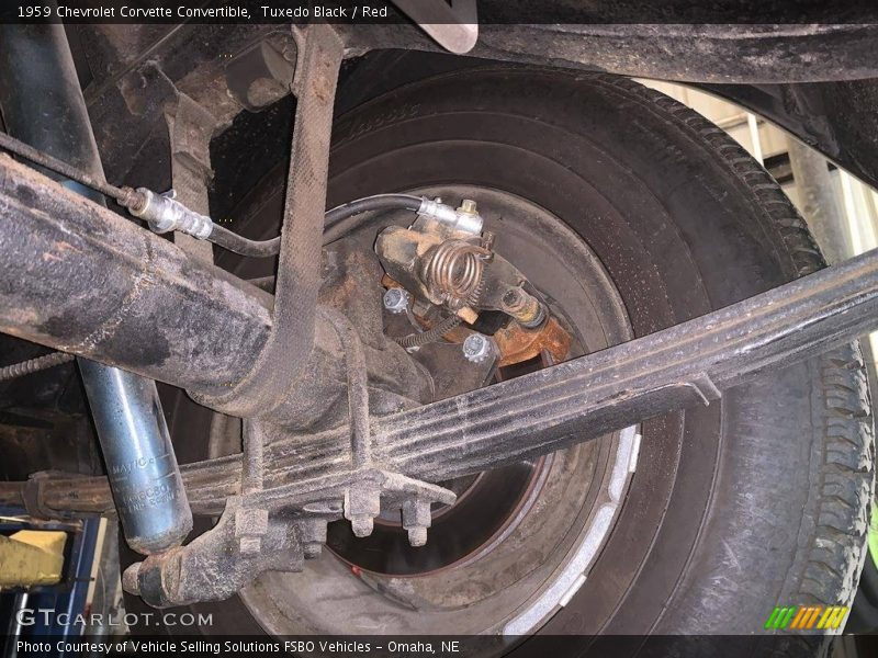 Undercarriage of 1959 Corvette Convertible