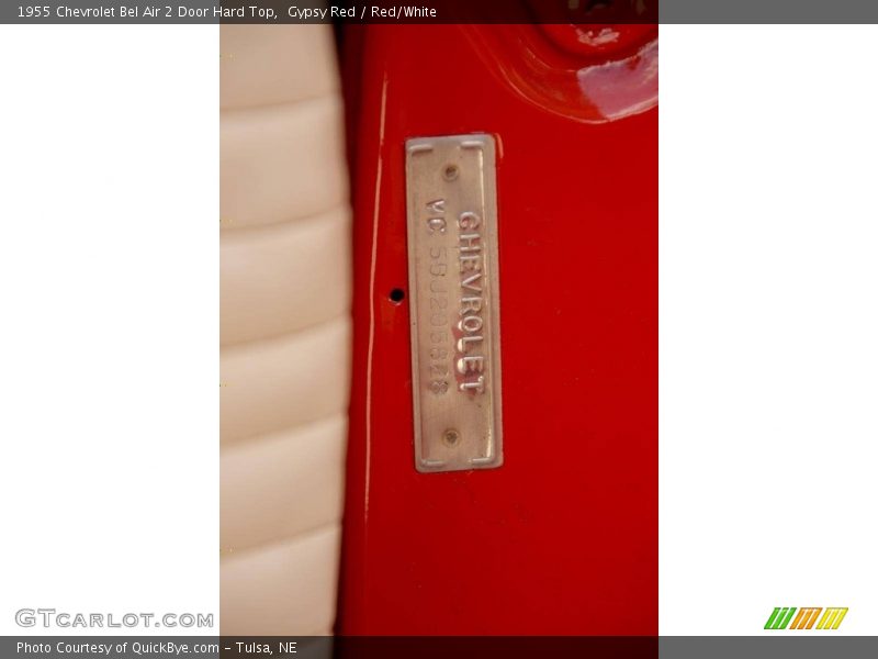Gypsy Red / Red/White 1955 Chevrolet Bel Air 2 Door Hard Top