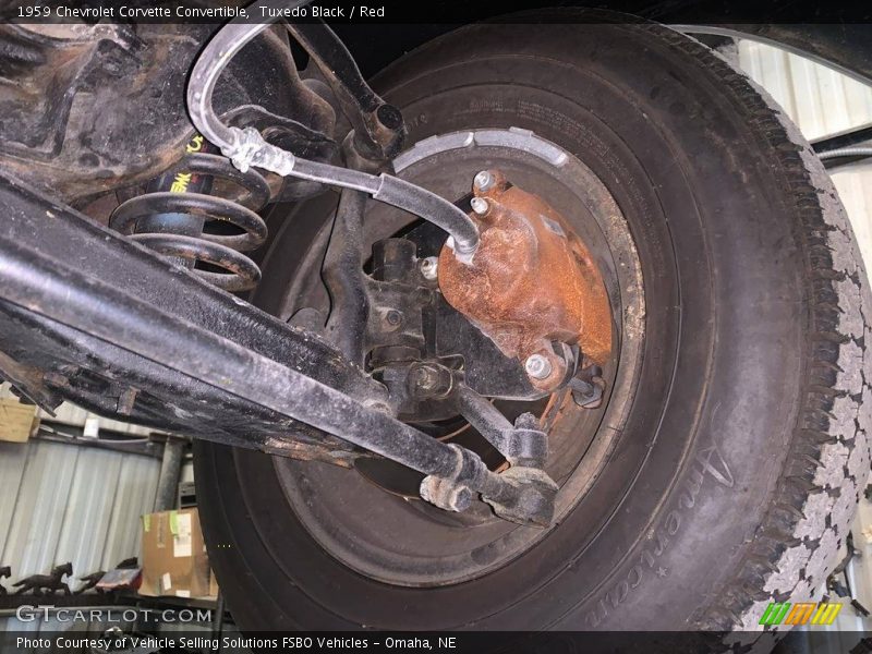 Undercarriage of 1959 Corvette Convertible